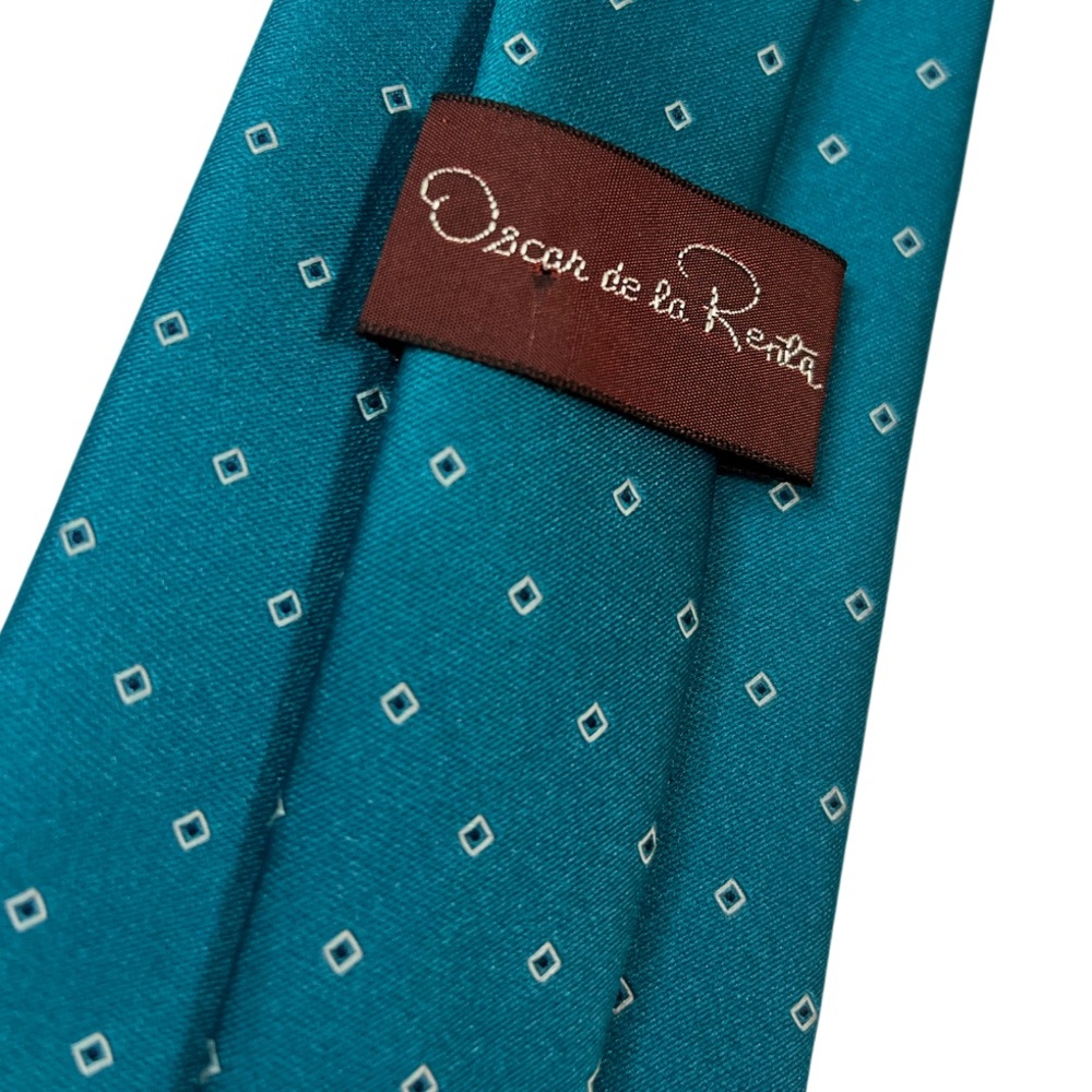 Vintage Oscar de la Renta Tie - Picture 3 of 5